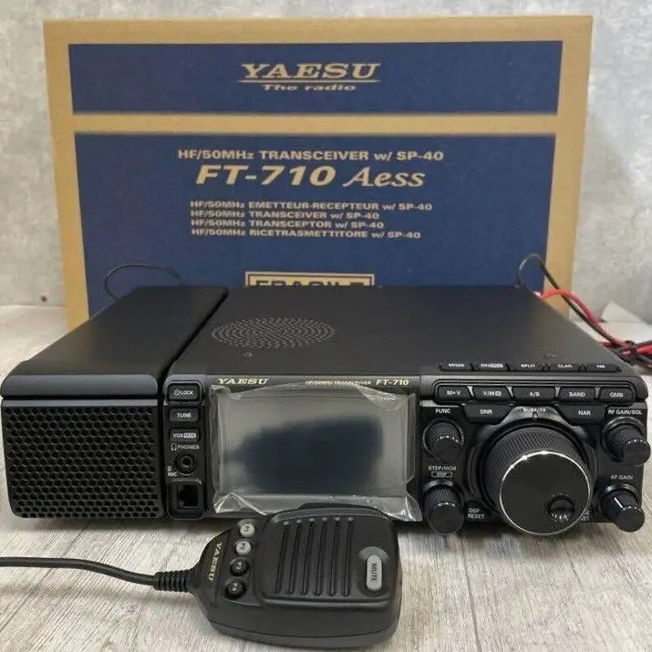 yaesu ft710 aess with tuner and microphone yaesu ft710 aess with tuner and microphone