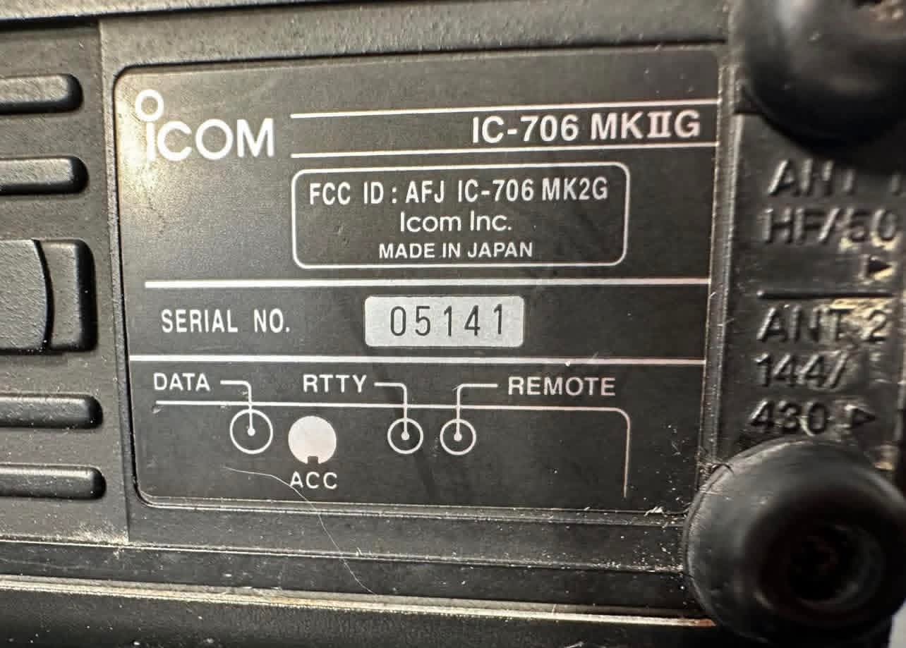 Icom IC-706MKIIG HF/VHF/UHF - Image 6